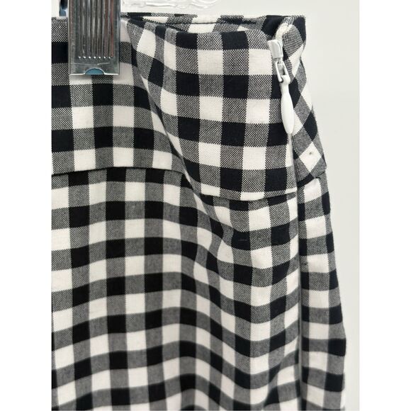 Talbots Pants Chatham Ankle Women 16 Petite Dark Navy Blue White Check Gingham - Picture 6 of 13